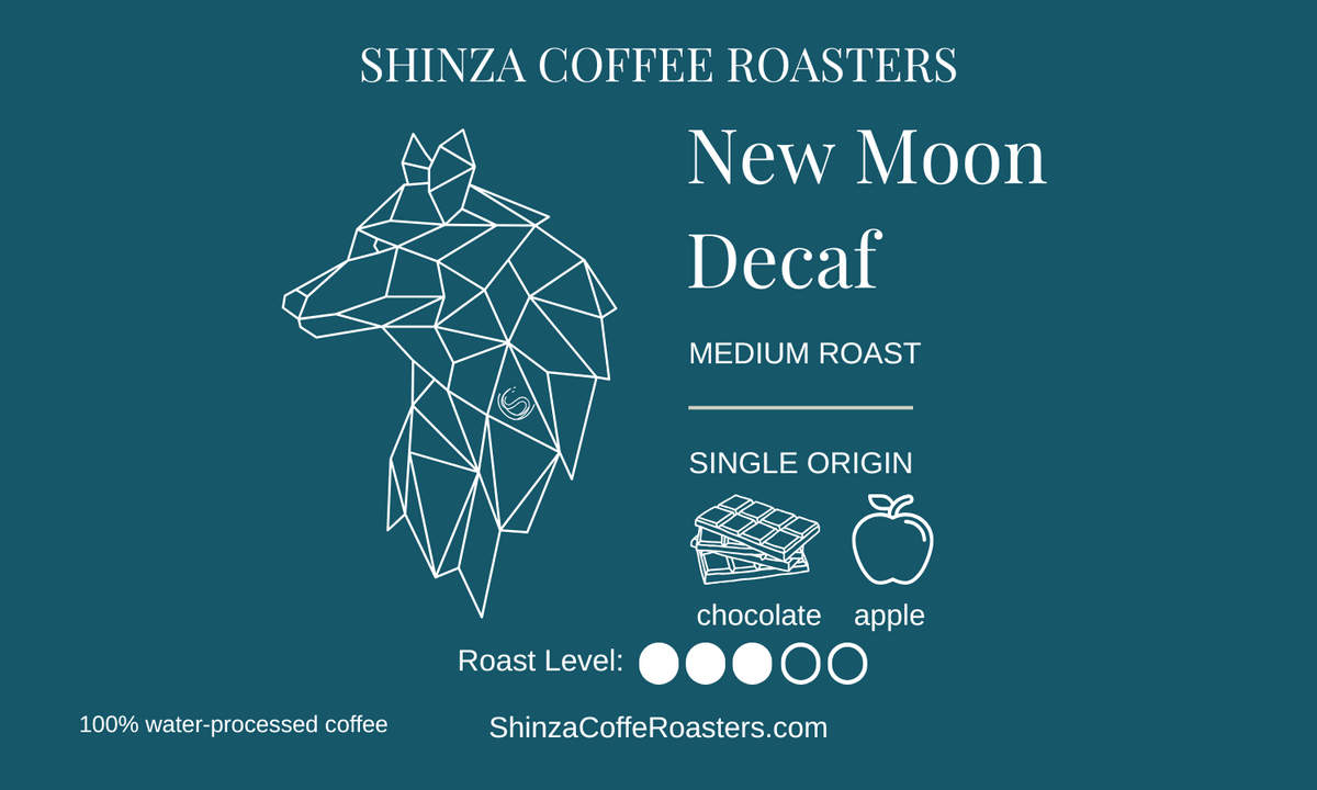 New Moon Water-Processed Decaf Coffee - Roasted in New Smyrna
